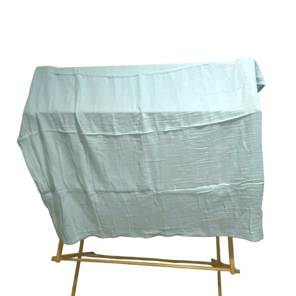 Oliver & Rain Blue Baby Blanket Swaddling Cloth 44
